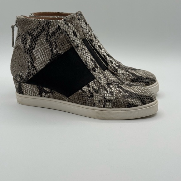 Linea Paolo Felicia Snakeskin Patterned Women's Shoes Wedge Sneaker Size 6.5M - Picture 12 of 12